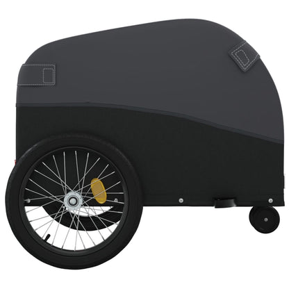 Vozík za bicykel, čierny 30 kg, železo