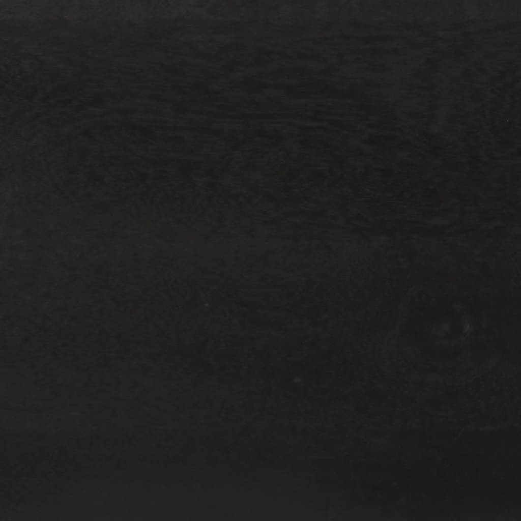 Komoda Čierno-Zlatá 110X30X75 Cm Mangovníkový Masív