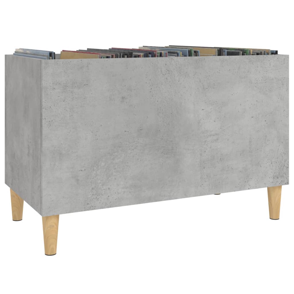 Skrinka na platne betónovosivá 74,5x38x48 cm kompozitné drevo