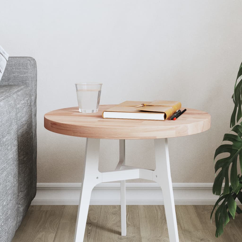 Stolová Doska Ø Okrúhla Masívny Buk