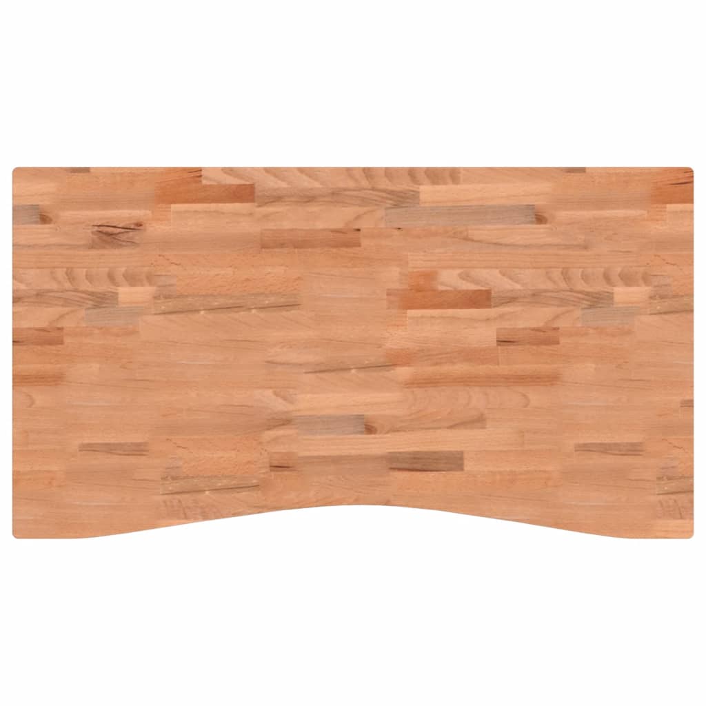 Stolová doska 110x(55-60)x1,5 cm bukový masív