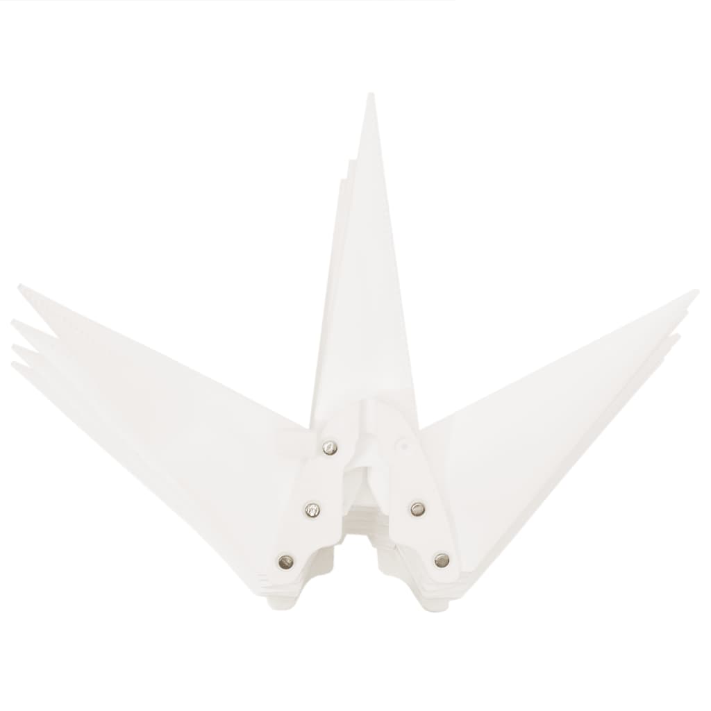 Vianočné Svetlá S Hrotmi 3 Ks Led Skladacie Biele 57 Cm