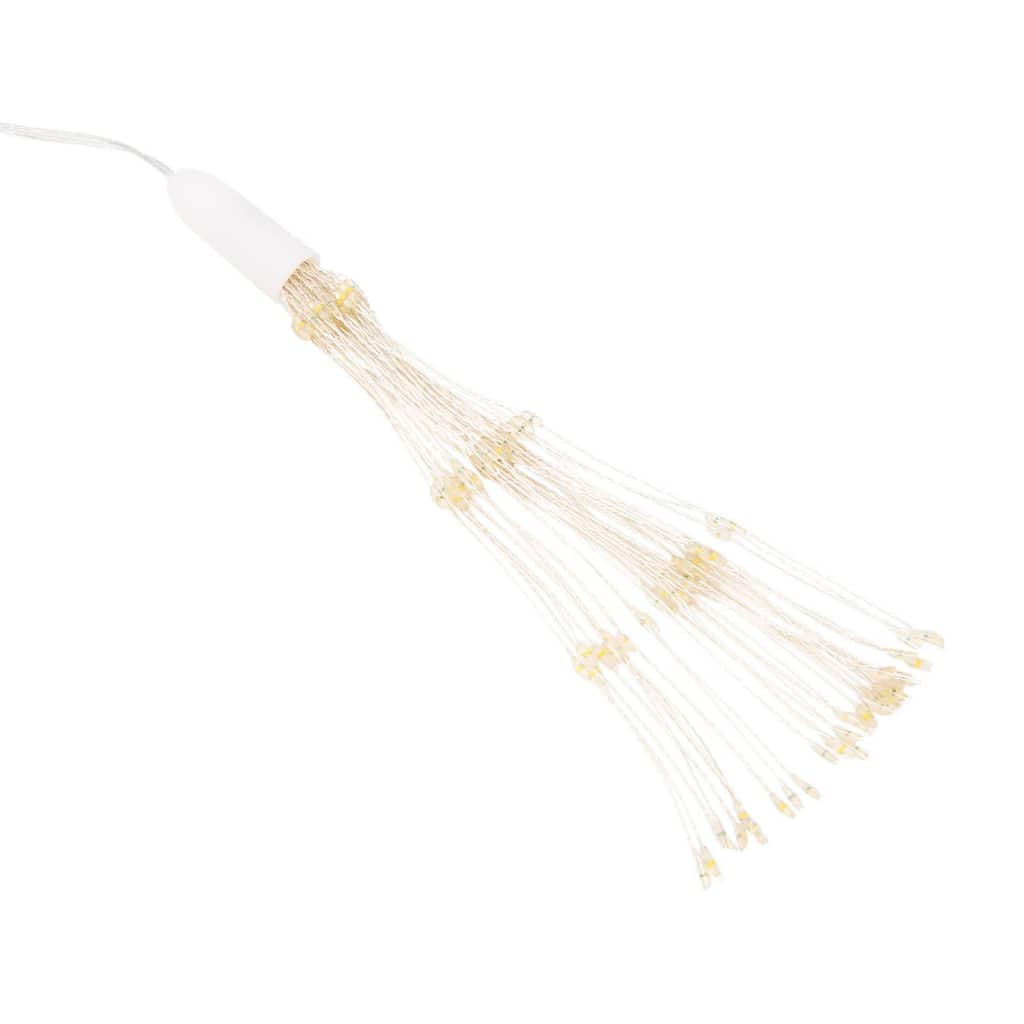 Vianočné Svietiace Hviezdy 140 Led 8 Ks Teplé Biele 17 Cm