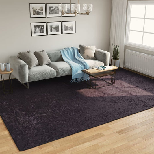Koberec prateľný antracitový 400x300 cm protišmykový