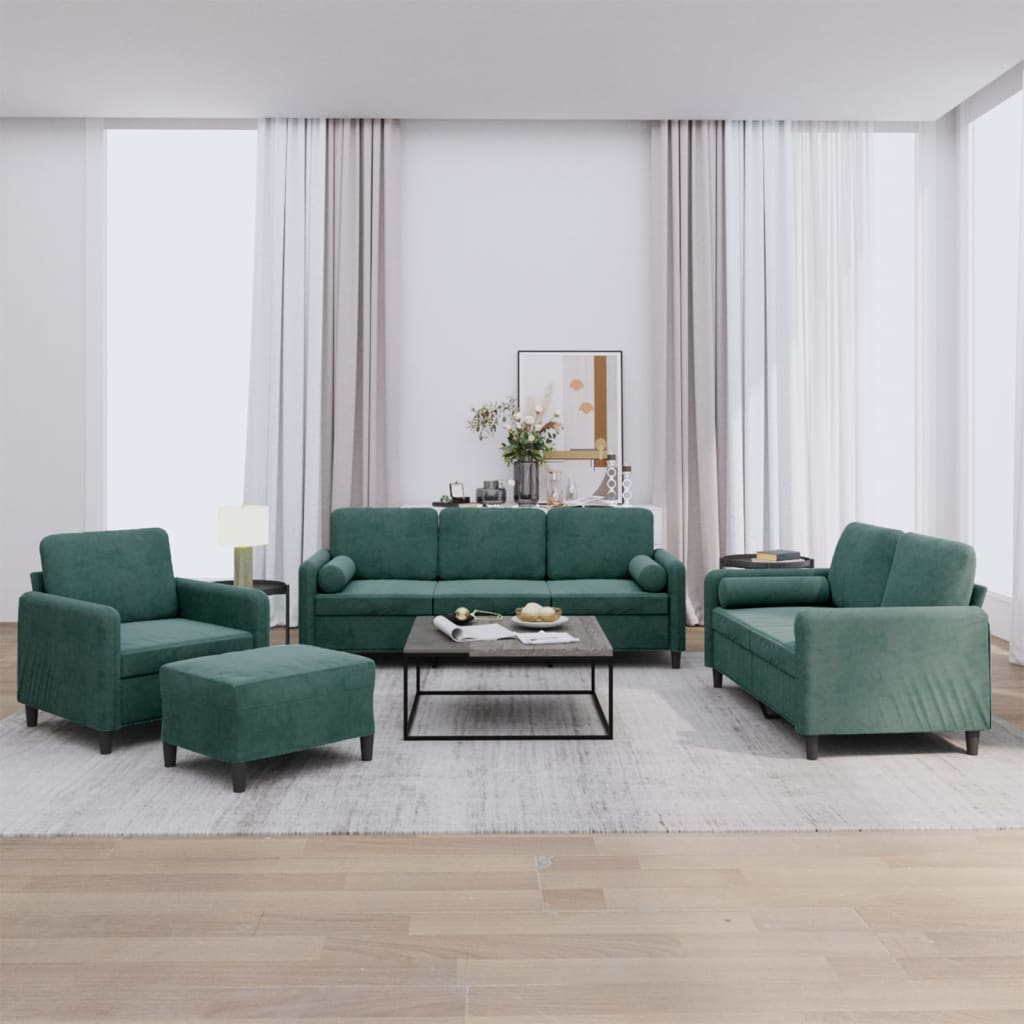 3-Dielna Sedacia Súprava Zamat