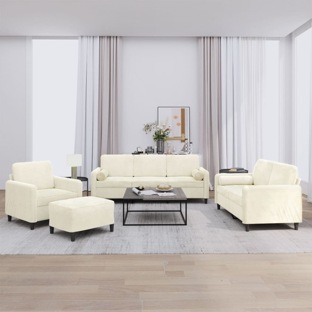 3-Dielna Sedacia Súprava Zamat