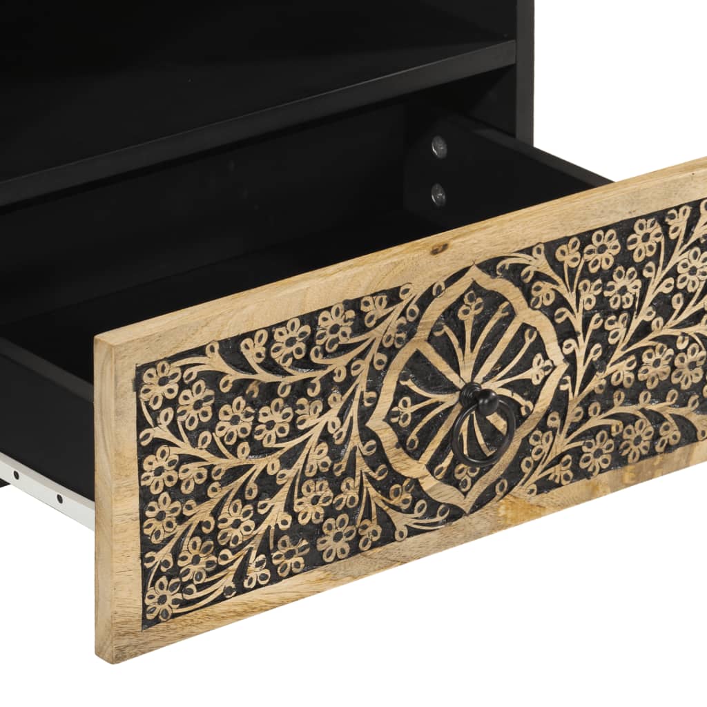 Tv Skrinka 80X33X46 Cm, Mangový Masív