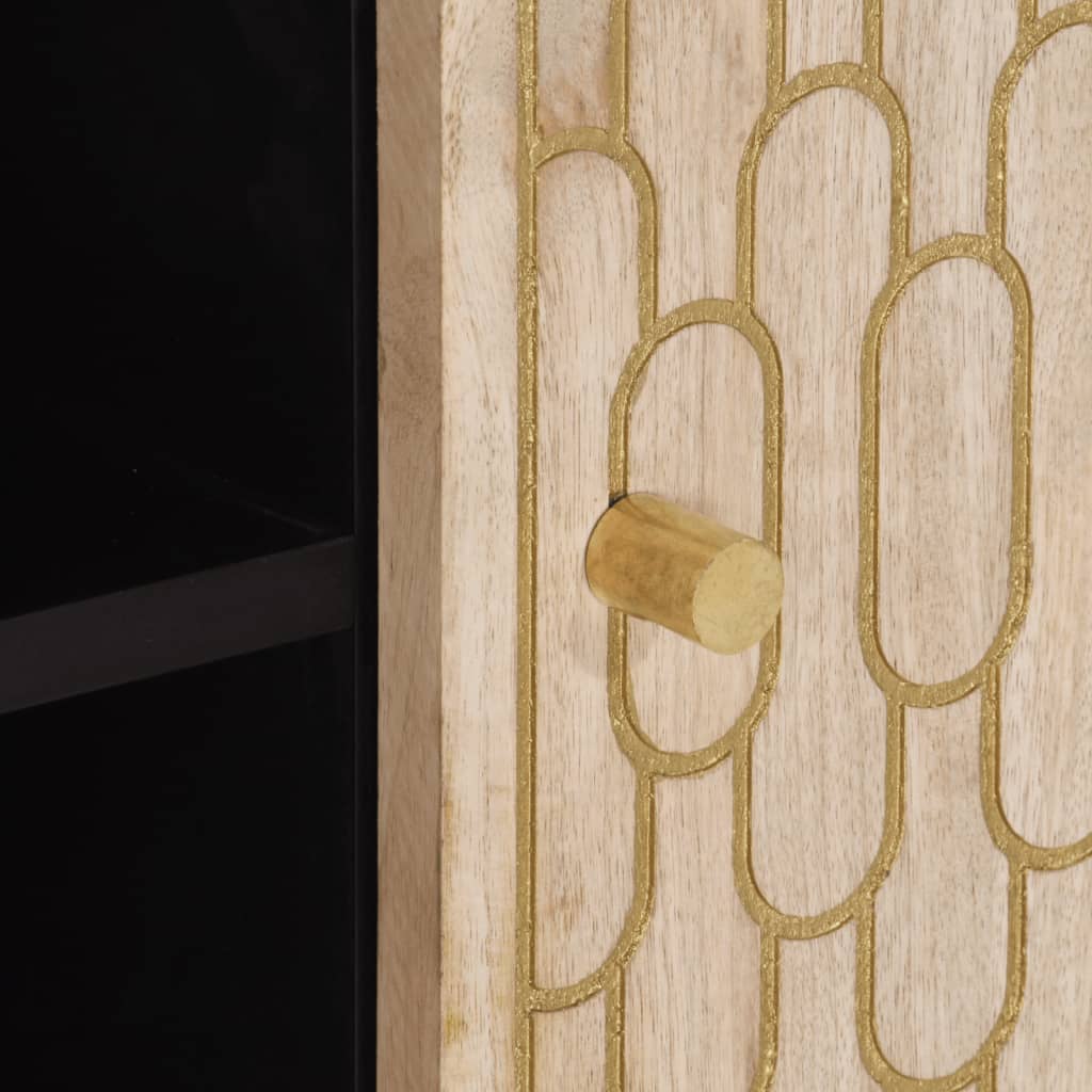 Tv Skrinka 80X31X46 Cm, Mangový Masív