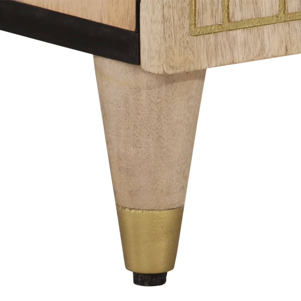 Tv Skrinka 80X31X46 Cm, Mangový Masív