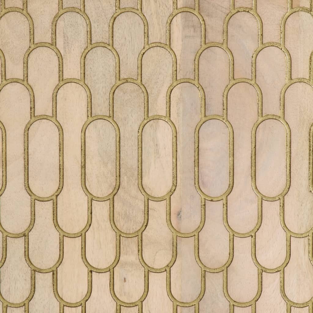 Príručná Skrinka 90X33X75 Cm, Mangový Masív