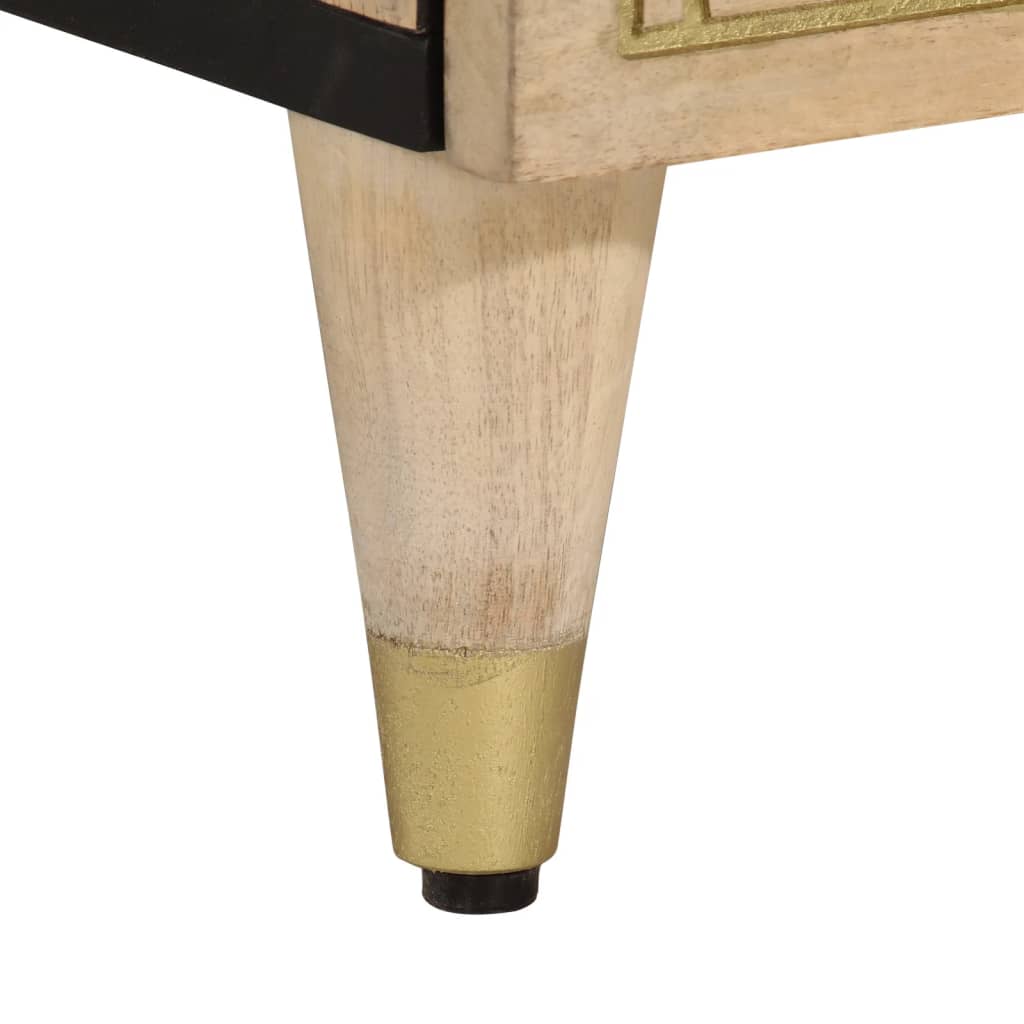 Príručná Skrinka 90X33X75 Cm, Mangový Masív