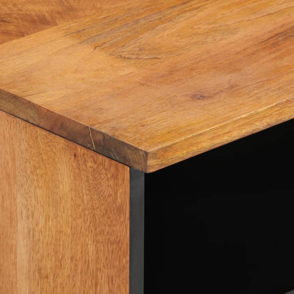 Tv Skrinka 100X33X46 Cm, Mangový Masív