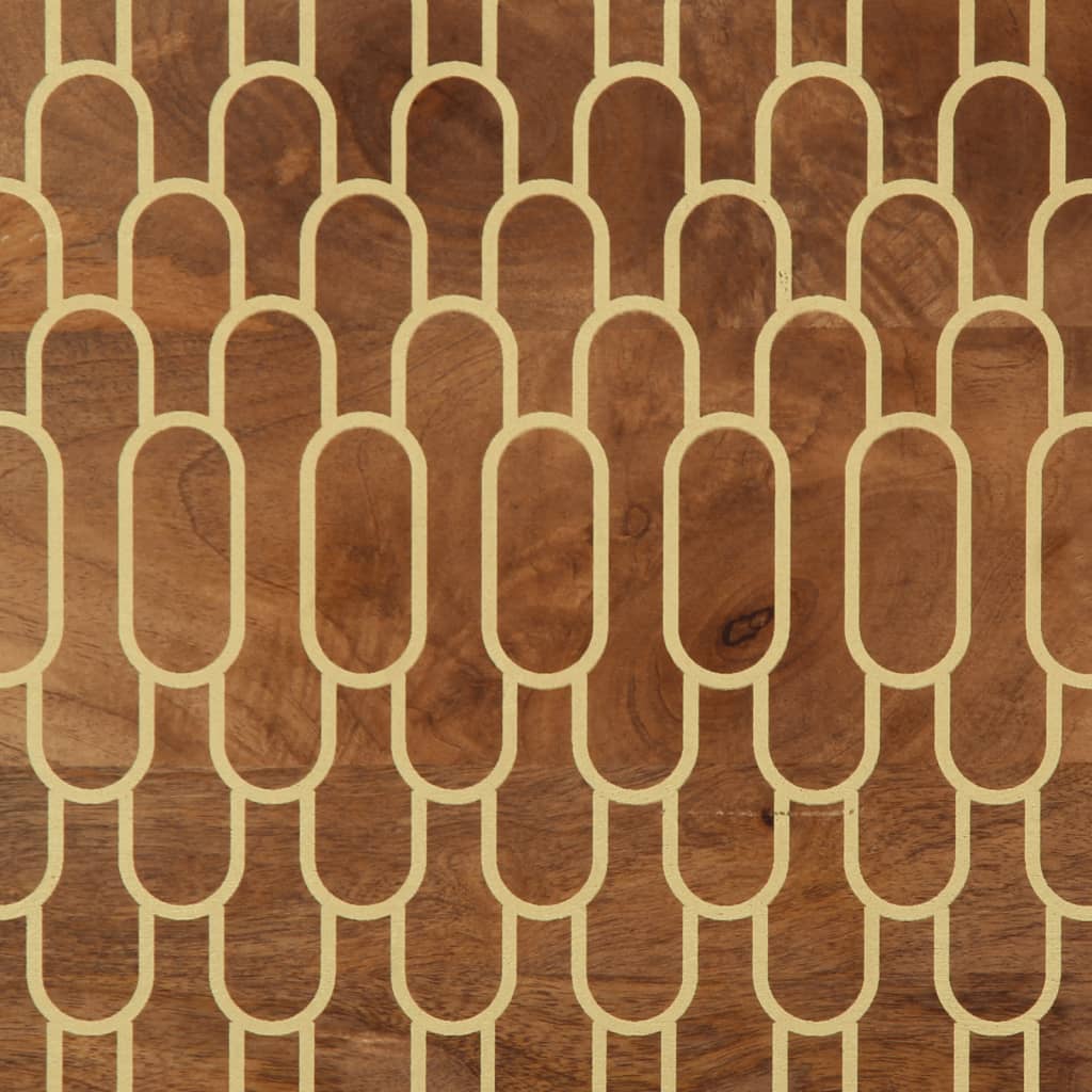 Tv Skrinka 100X33X46 Cm, Mangový Masív