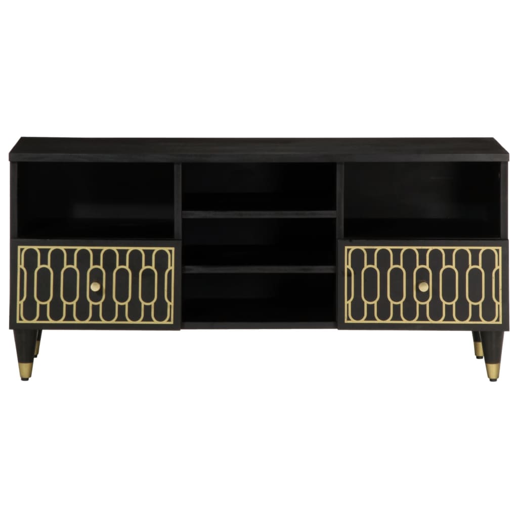 Tv Skrinka 100X33X46 Cm, Mangový Masív