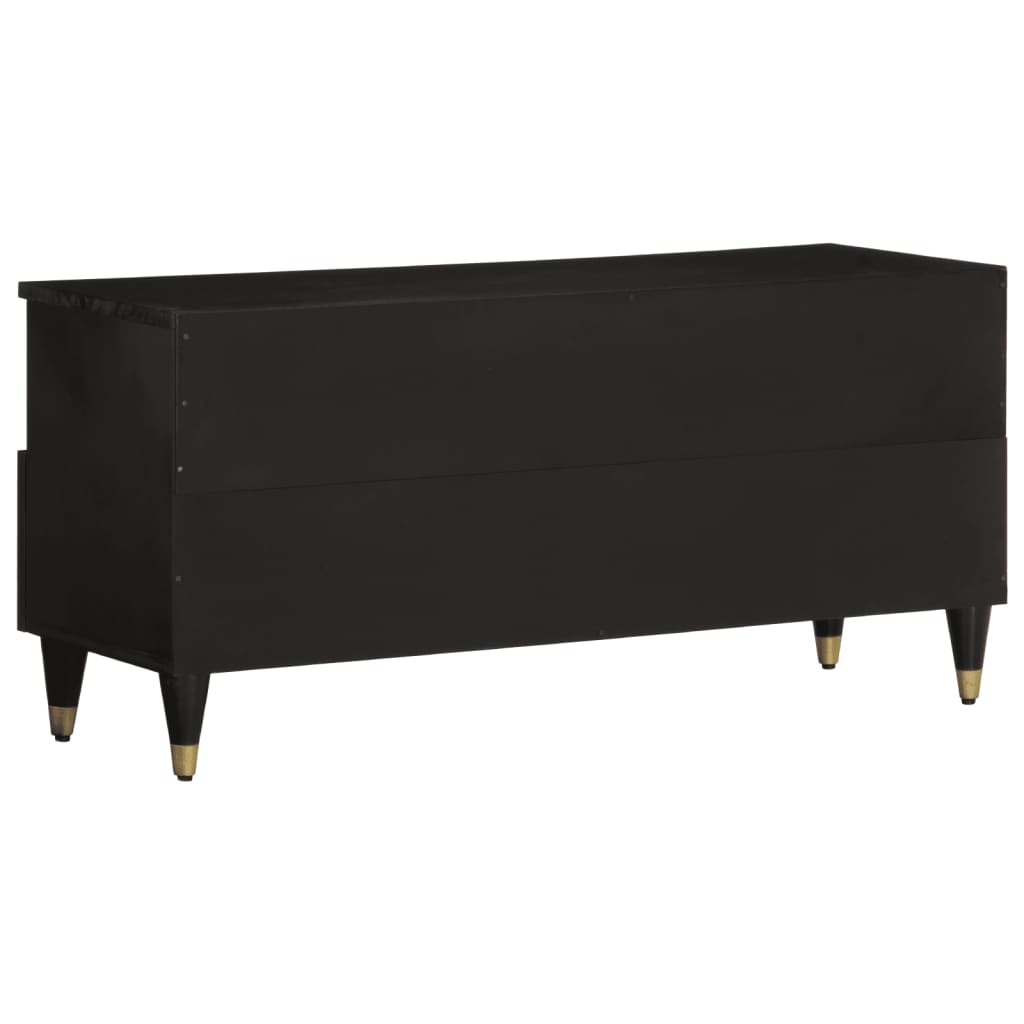 Tv Skrinka 100X33X46 Cm, Mangový Masív