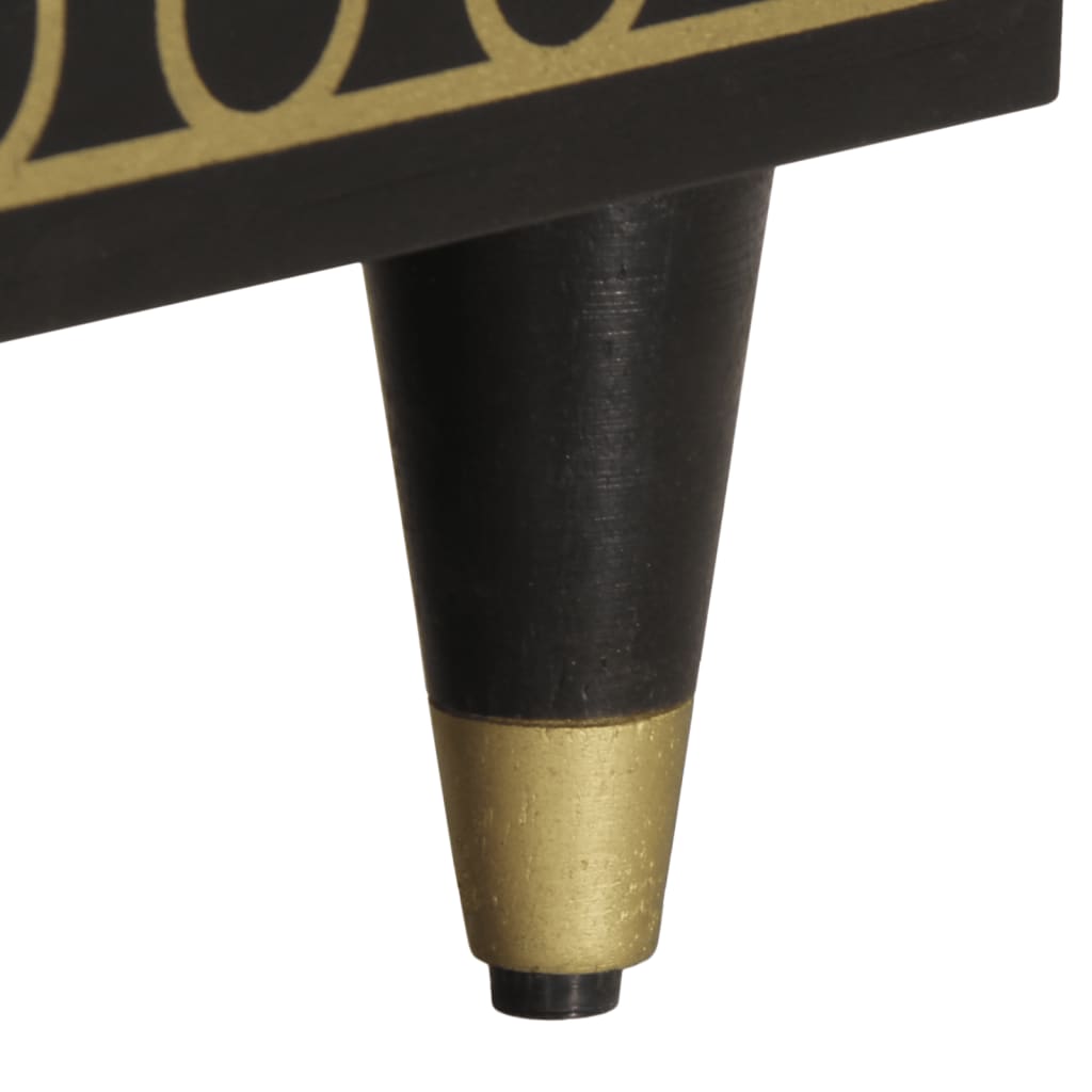 Tv Skrinka 100X33X46 Cm, Mangový Masív