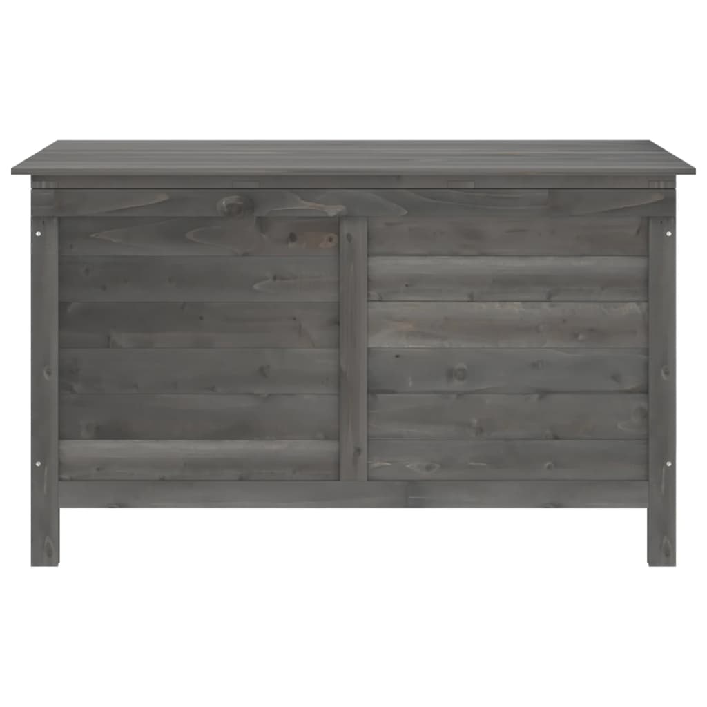 Záhradný úložný box antracitový 99x49,5x58,5 cm jedľový masív
