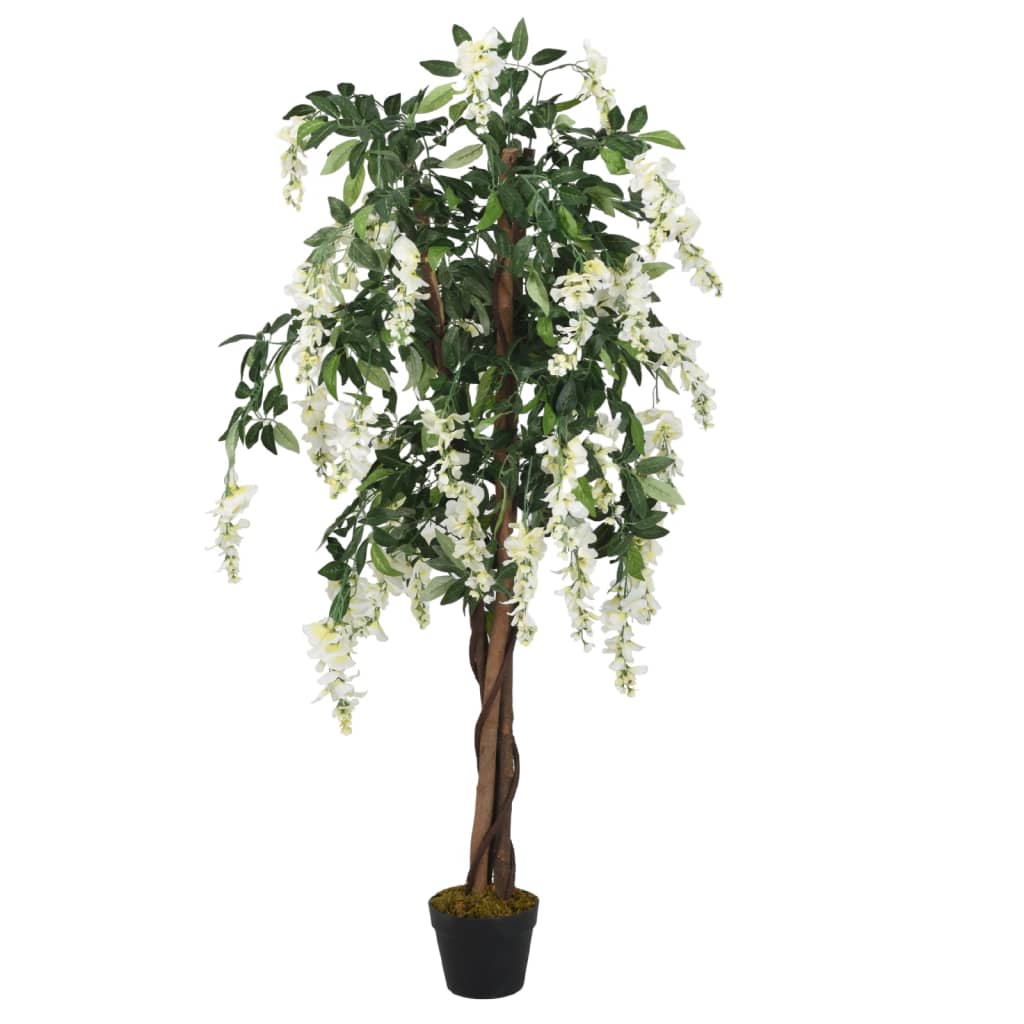 Umelý strom vistéria 1470 listov 200 cm zeleno-biela