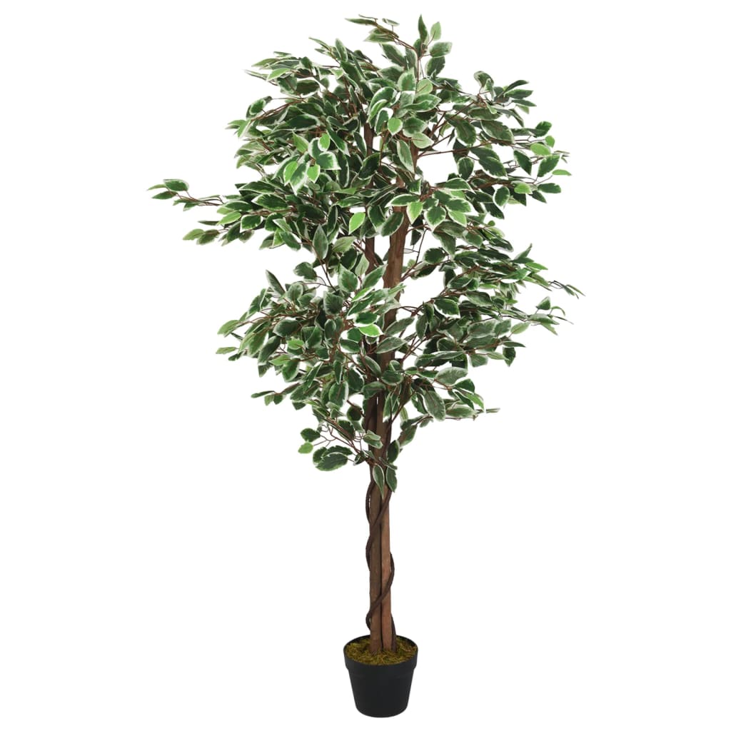 Umelý fikusový strom 1260 listov 200 cm zelený