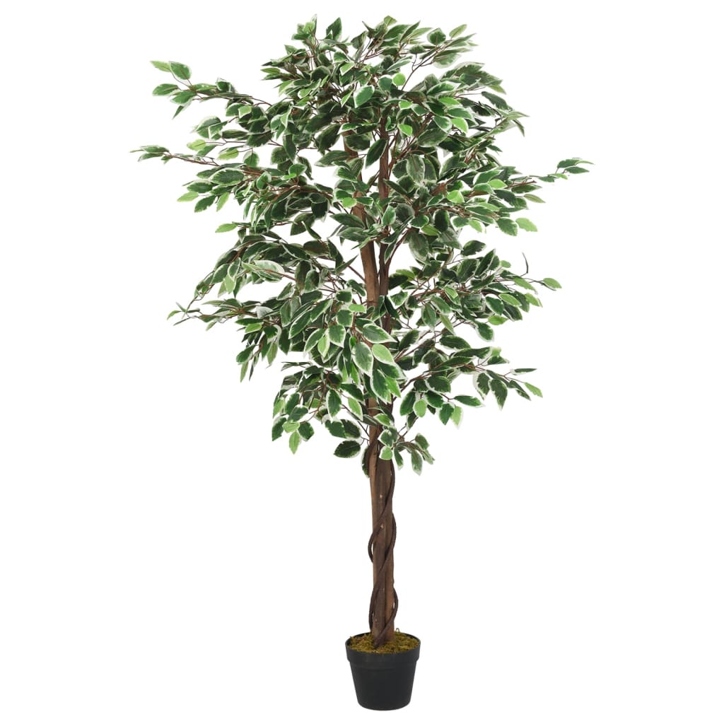 Umelý fikusový strom 1260 listov 200 cm zelený