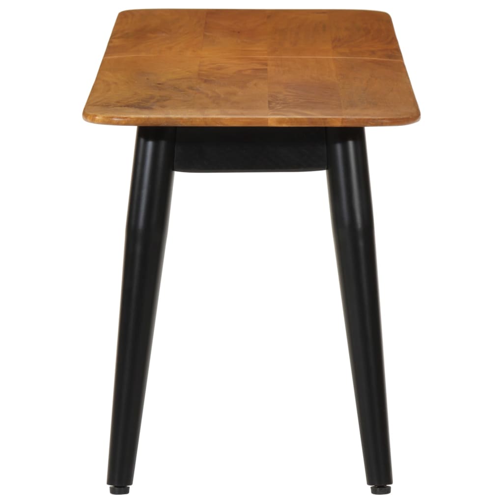 Lavička 160X40X45 Cm Mangový Masív A Železo