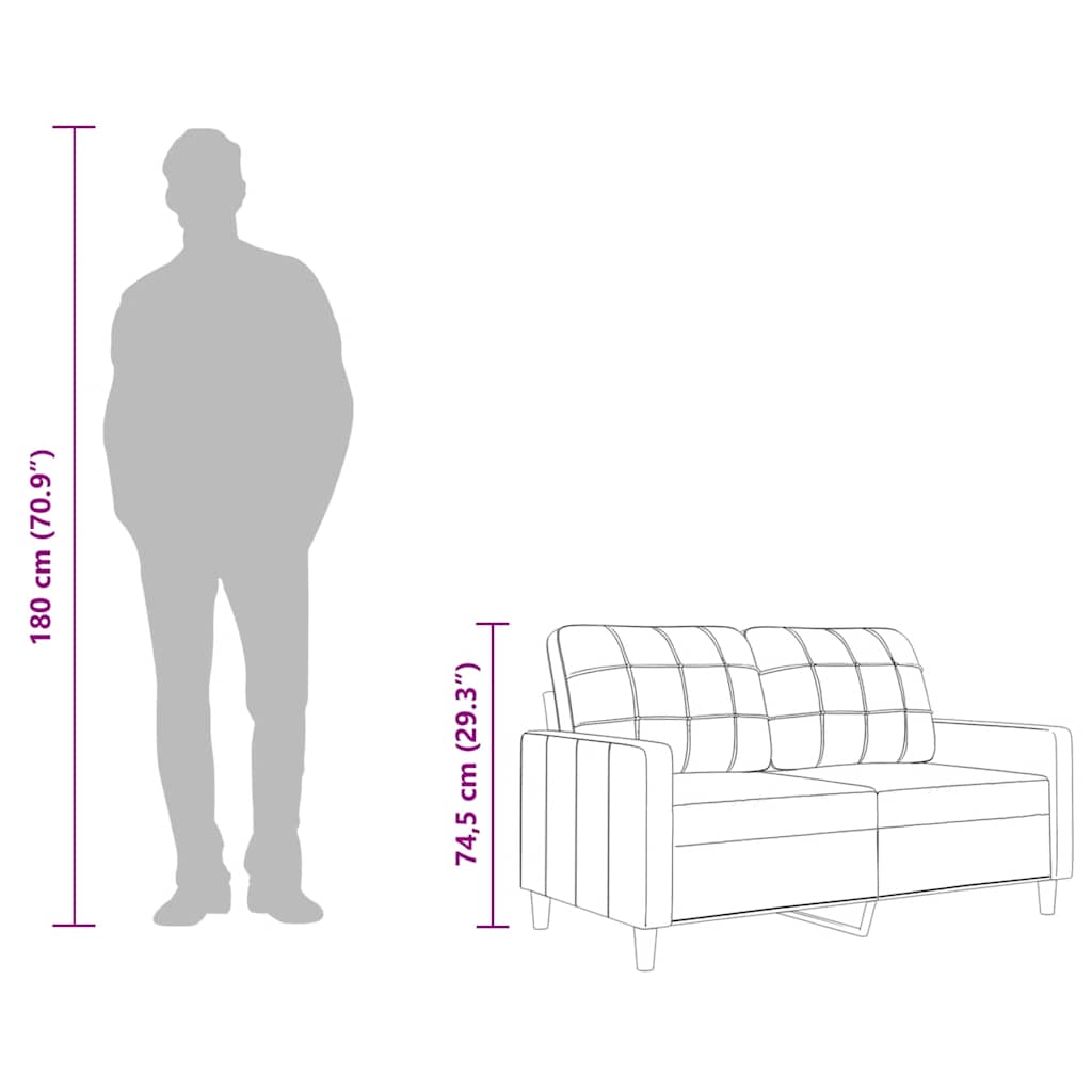 2-Miestna Pohovka Látka