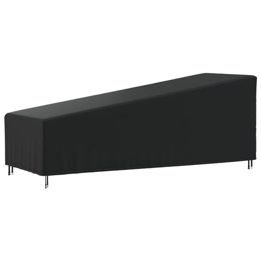 Obal na lehátko čierny 210x80x45/75 cm 420D oxford