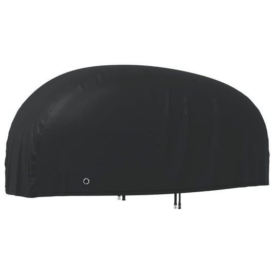 Kryt na motocykel čierny 245x105x125 cm 210D oxford