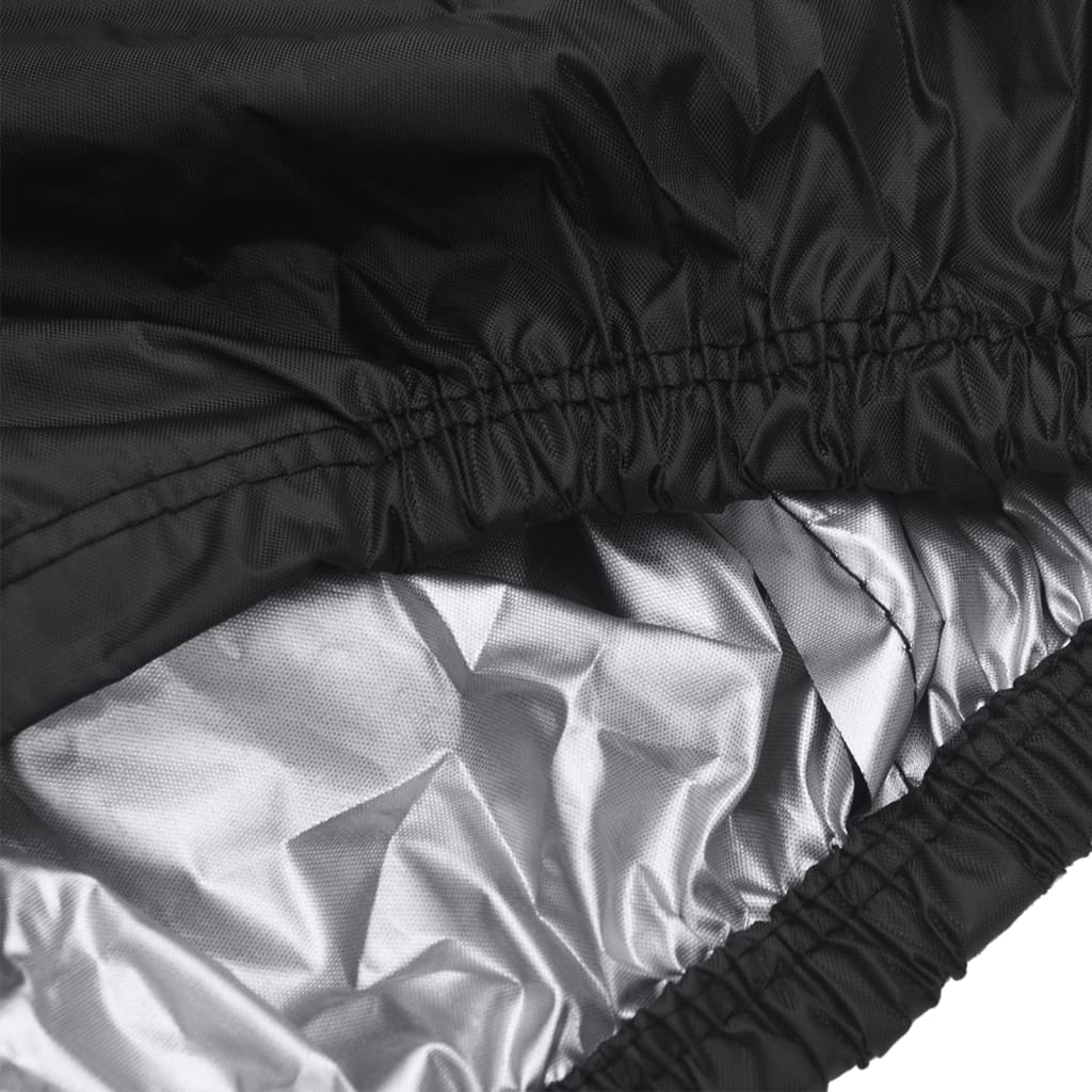 Kryt na motocykel čierny 245x105x125 cm 210D oxford