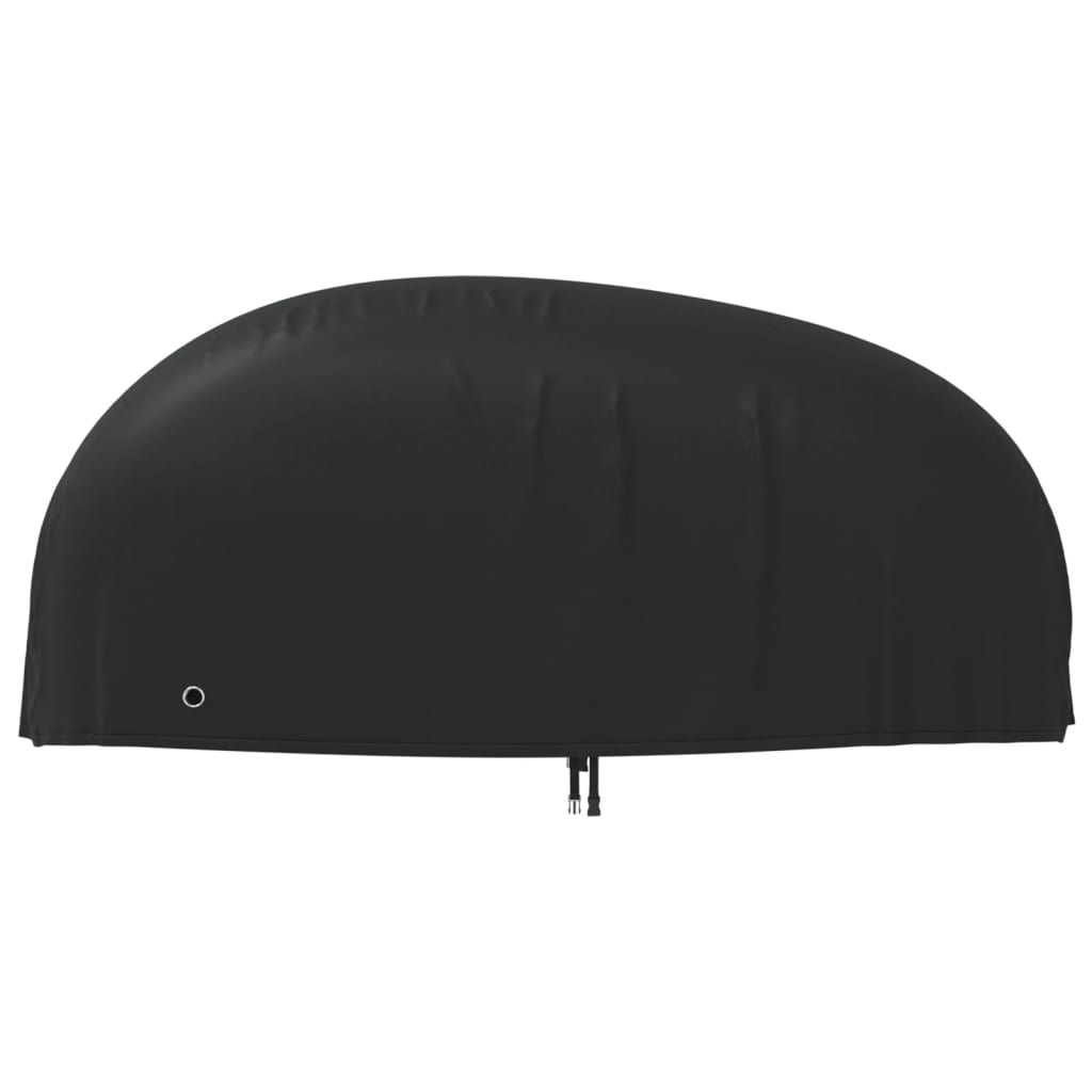 Kryt na motocykel čierny 245x105x125 cm 210D oxford