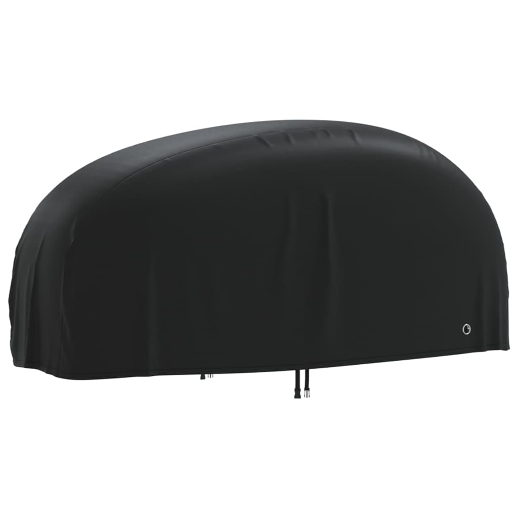 Kryt na motocykel čierny 245x105x125 cm 210D oxford