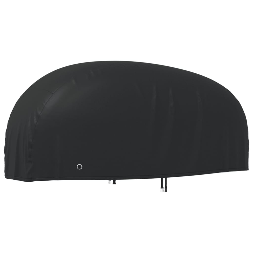 Kryt na motocykel čierny 265x105x125 cm 210D oxford