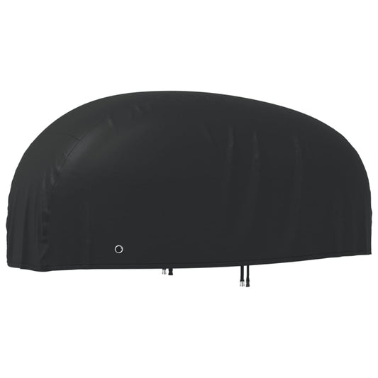 Kryt na motocykel čierny 265x105x125 cm 210D oxford