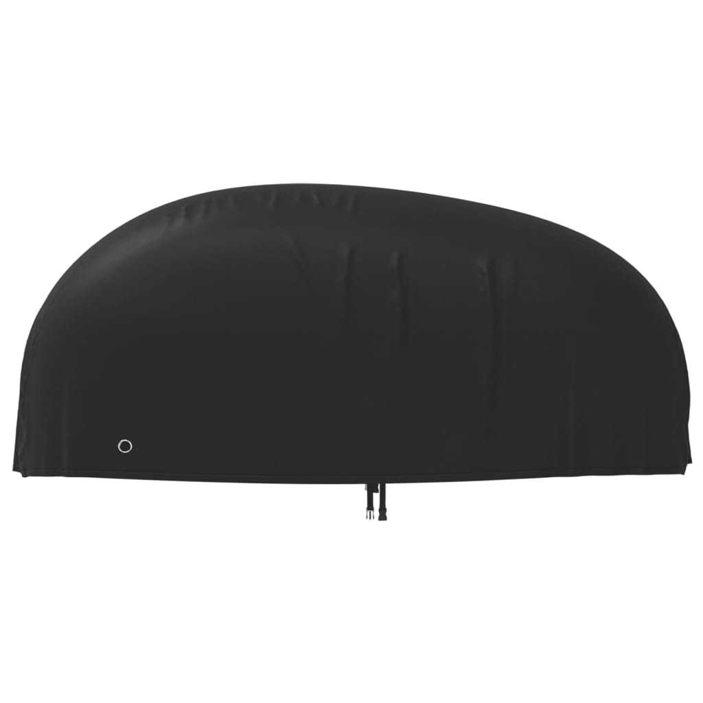 Kryt na motocykel čierny 265x105x125 cm 210D oxford