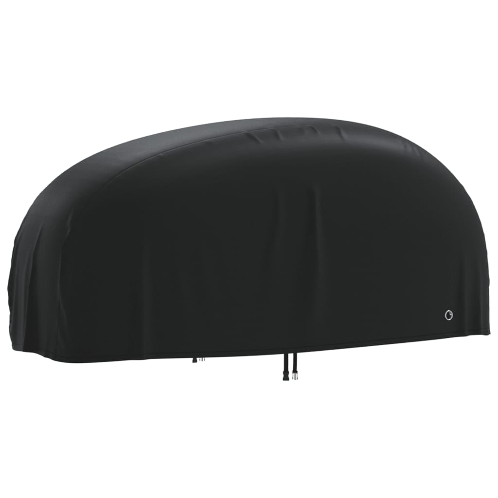 Kryt na motocykel čierny 265x105x125 cm 210D oxford