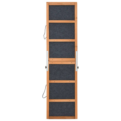Rampa pre psa šedá 120x30 cm jedľové masívne drevo