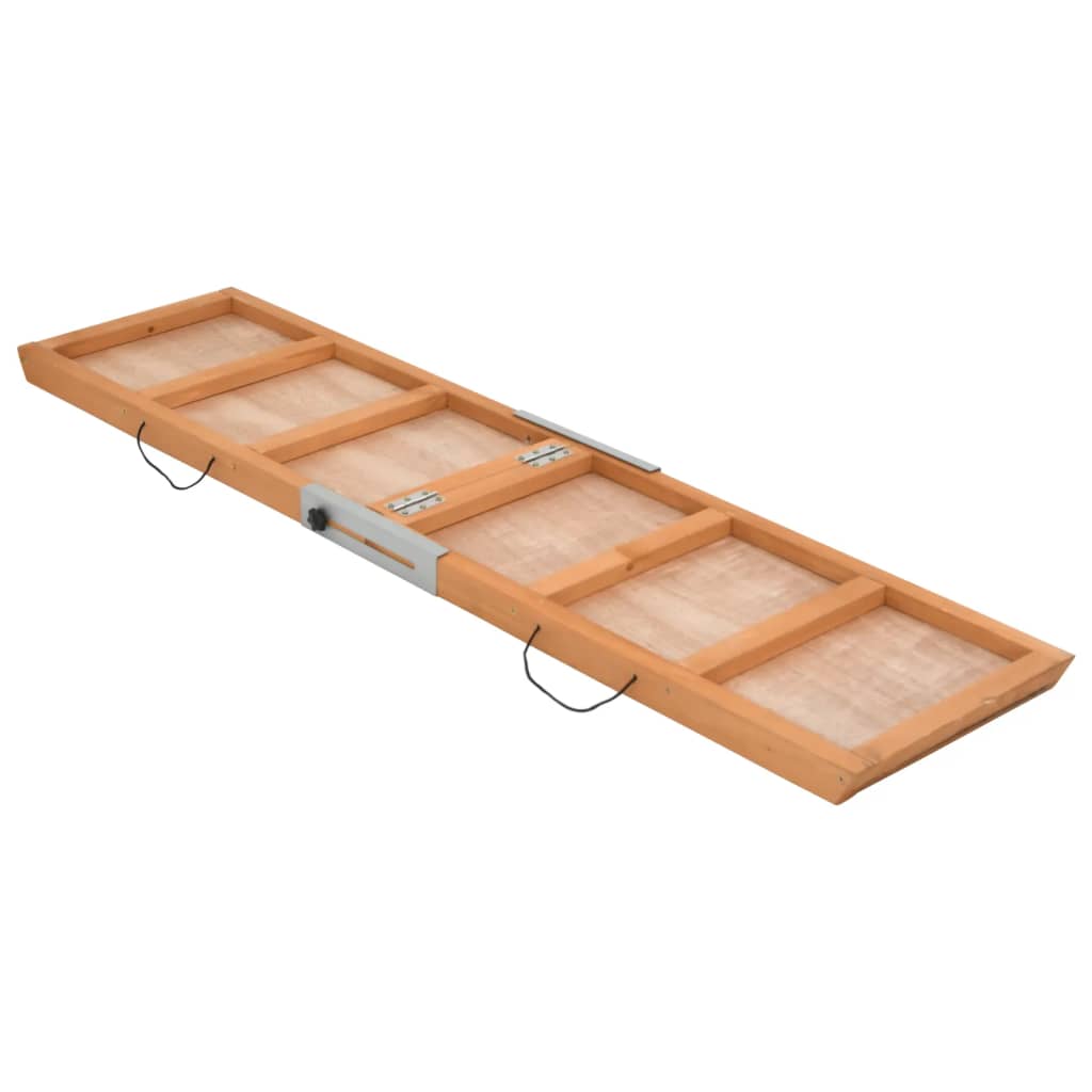 Rampa pre psa šedá 120x30 cm jedľové masívne drevo