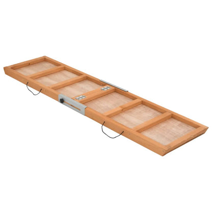 Rampa pre psa šedá 120x30 cm jedľové masívne drevo