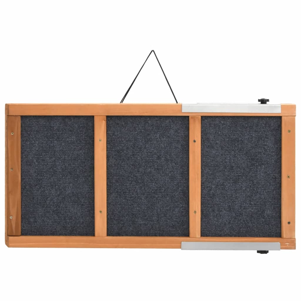 Rampa pre psa šedá 120x30 cm jedľové masívne drevo