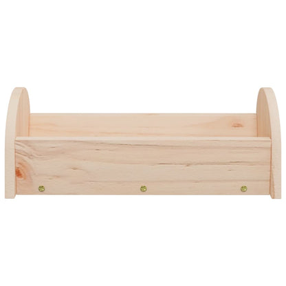 Kŕmidlo na seno pre králiky 28x10x10 cm jedľový masív