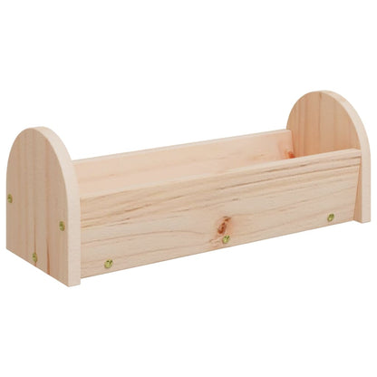 Kŕmidlo na seno pre králiky 28x10x10 cm jedľový masív