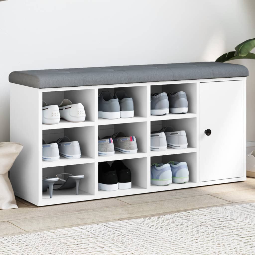 Lavička Na Topánky Old Wood 102X32X50 Cm Engineered Wood