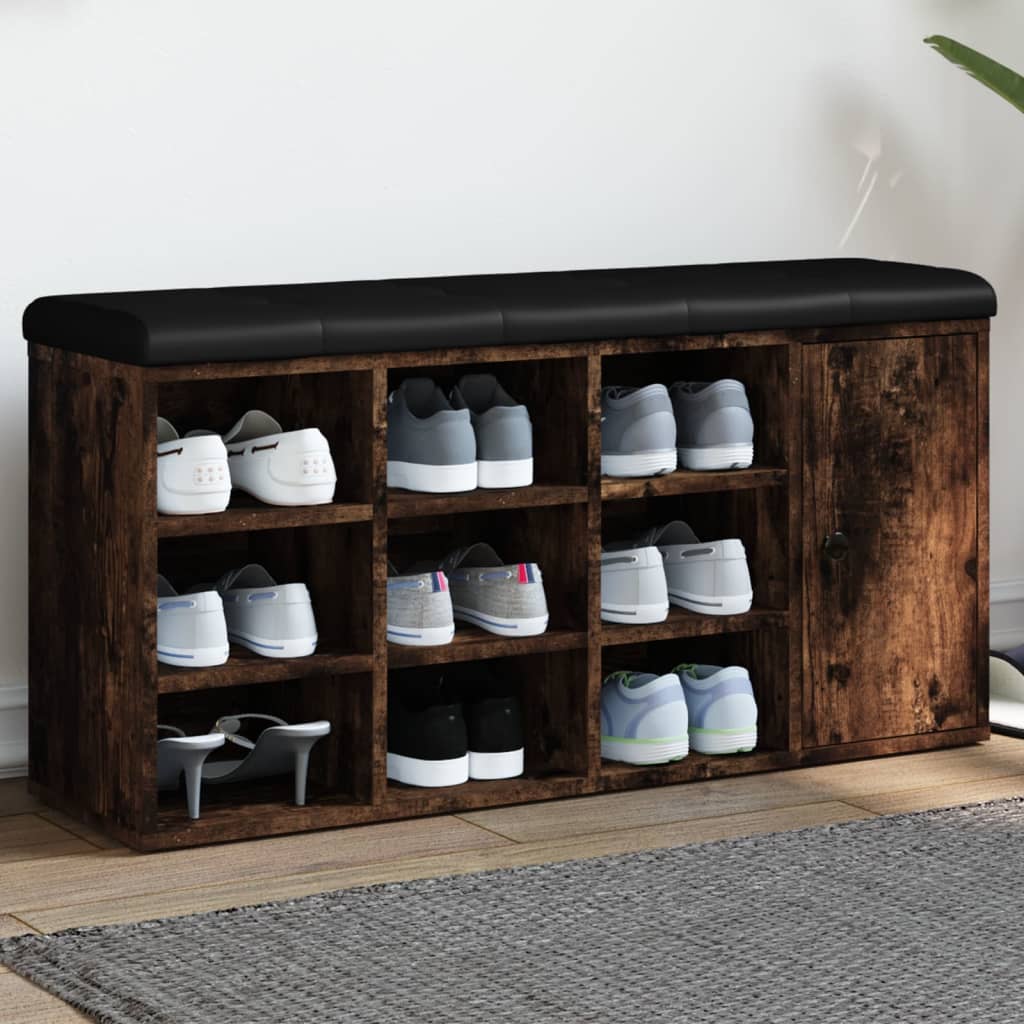 Lavička Na Topánky Old Wood 102X32X50 Cm Engineered Wood