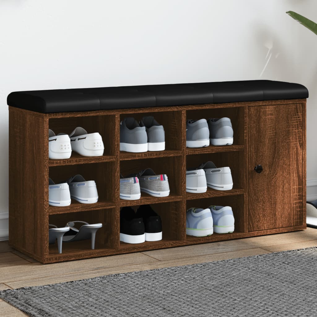 Lavička Na Topánky Old Wood 102X32X50 Cm Engineered Wood