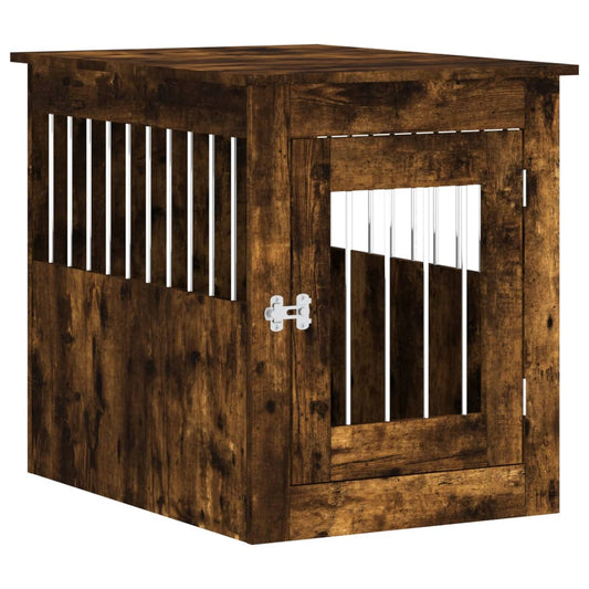 Nábytková prepravka pre psa dymový dub 55x75x65 cm kompoz.drevo