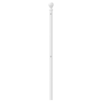 Kovové čelo postele biele 80 cm