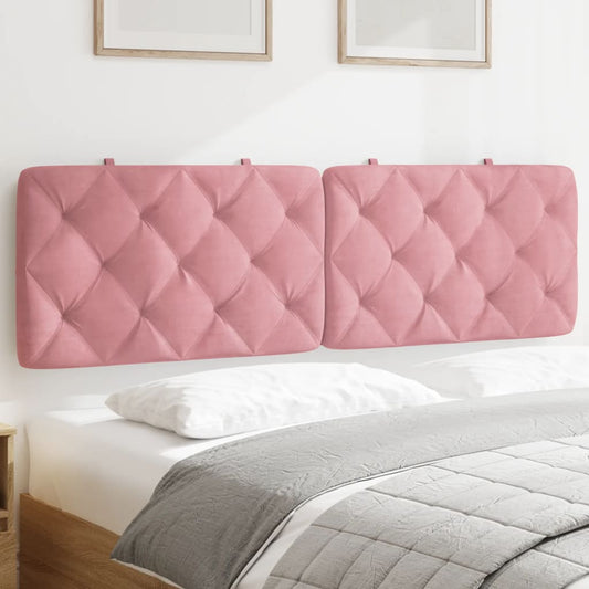Panel na čelo postele ružový 160 cm zamat