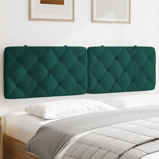 Panel na čelo postele tmavozelený 180 cm zamat
