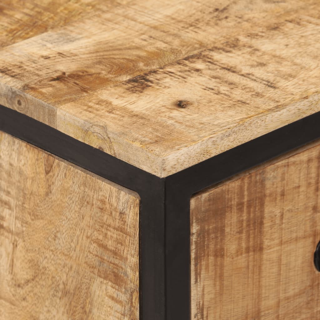 Komoda 70X35X70 Cm, Surový Mangový Masív