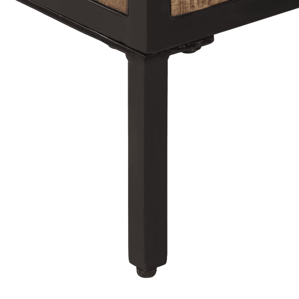 Komoda 70X35X70 Cm, Surový Mangový Masív